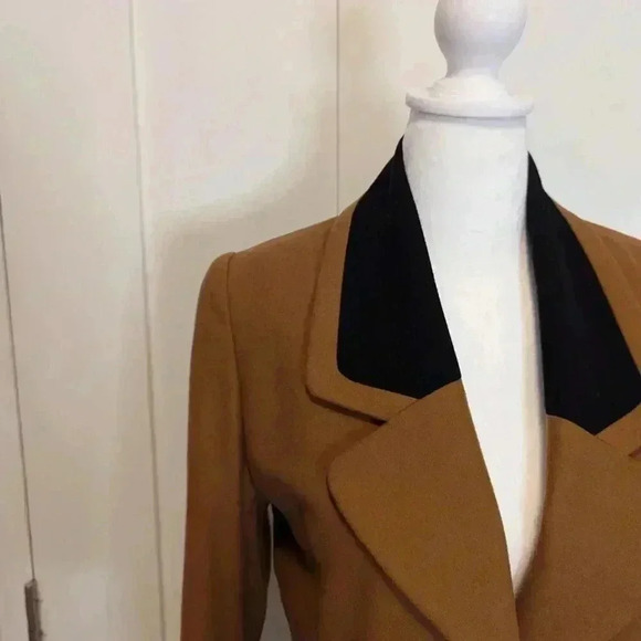 Cache D' Or 70/80's Vintage Wool/Cashmere Blend Jacket, Size 8, Brown - Picture 2 of 8